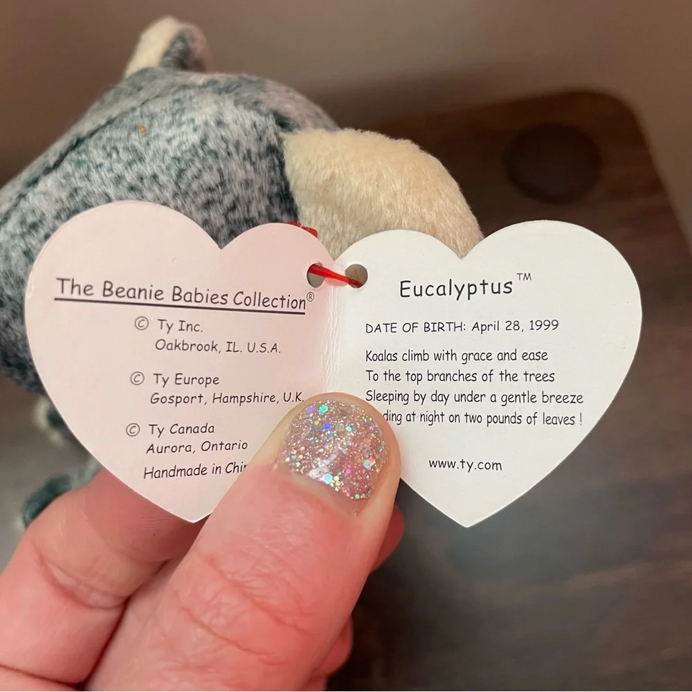 TY Koala Eucalyptus Beanie Baby NWT